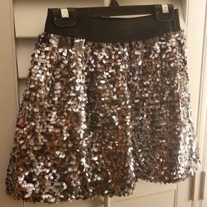 1989 Place | Metallic Grey | Sequins | Balloon bottom | Lined | Size: L 10/12